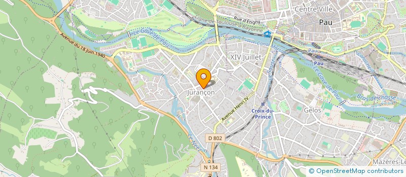 localisation de l'entreprise MONSIEUR LUDOVIC VEDERE  PAU