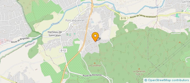 localisation de l'entreprise MONSIEUR LUDOVIC VENTRE  FORCALQUEIRET