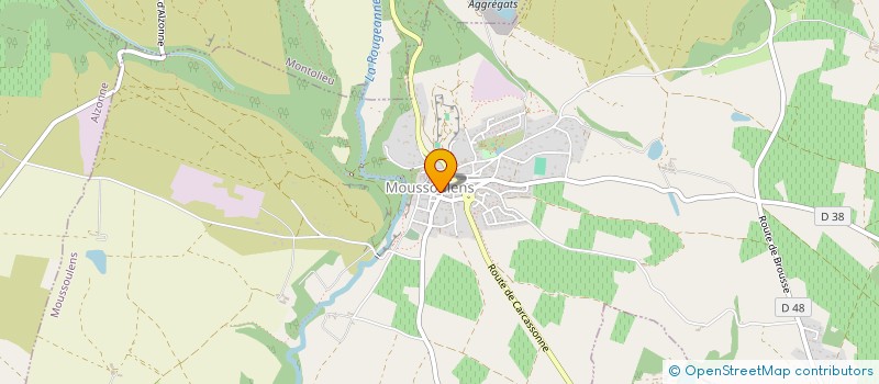 localisation de l'entreprise MONSIEUR LUDOVIC VERGE à MOUSSOULENS