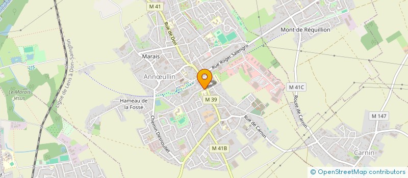 localisation de l'entreprise MONSIEUR LUDOVIC VERKRUYSSEN  ANNULLIN