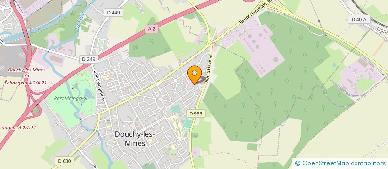 localisation de l'entreprise MONSIEUR LUDOVIC VIATEUR à DOUCHY-LES-MINES