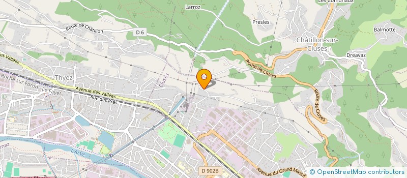 localisation de l'entreprise MONSIEUR LUDOVIC VICTOR BAR TREDEZ  CLUSES