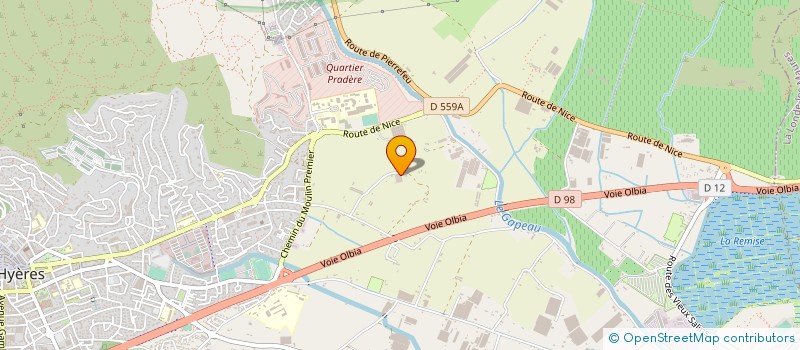 localisation de l'entreprise MONSIEUR LUDOVIC VINCENT à HYERES