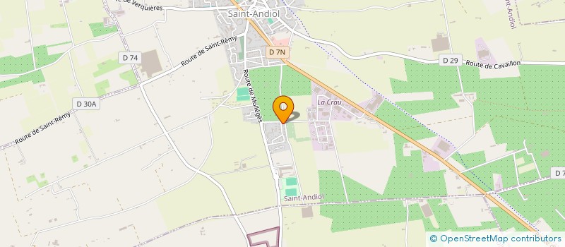 localisation de l'entreprise MONSIEUR LUDOVIC VIOLLET  SAINT-ANDIOL