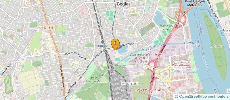 localisation de l'entreprise MONSIEUR LUDOVIC VITALIS  BEGLES