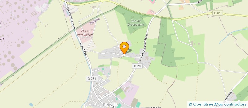 localisation de l'entreprise MONSIEUR LUDOVIC VIVIER  PETIVILLE
