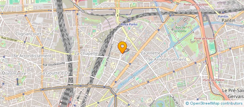 localisation de l'entreprise MONSIEUR LUDOVIC VU  PARIS