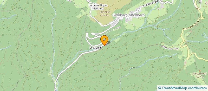 localisation de l'entreprise MONSIEUR LUDOVIC WASCAT  GOLDBACH-ALTENBACH