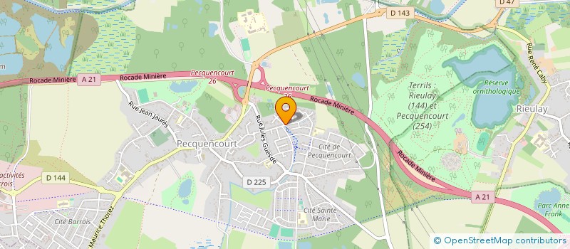 localisation de l'entreprise MONSIEUR LUDOVIC WATRELOT  PECQUENCOURT