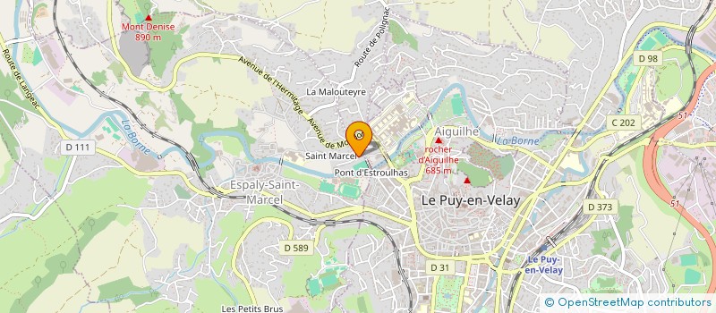 localisation de l'entreprise MONSIEUR LUDOVIC WISLEZ  ESPALY-SAINT-MARCEL