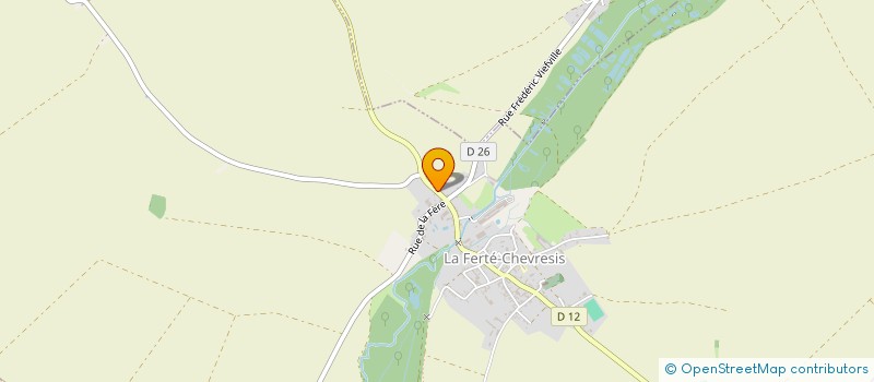 localisation de l'entreprise MONSIEUR LUDOVIC WOLFERT  LA FERTE-CHEVRESIS