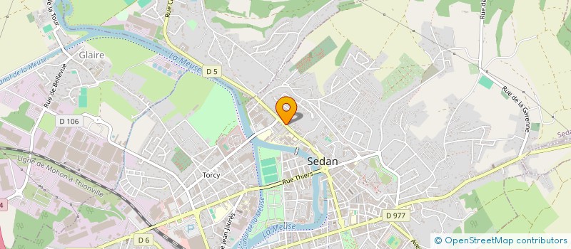 localisation de l'entreprise MONSIEUR LUDOVIC WORGOTTER  SEDAN