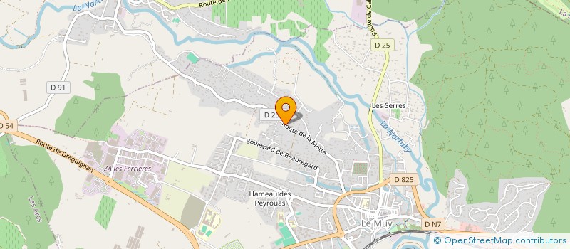 localisation de l'entreprise MONSIEUR LUDOVIC WUILPART  LE MUY