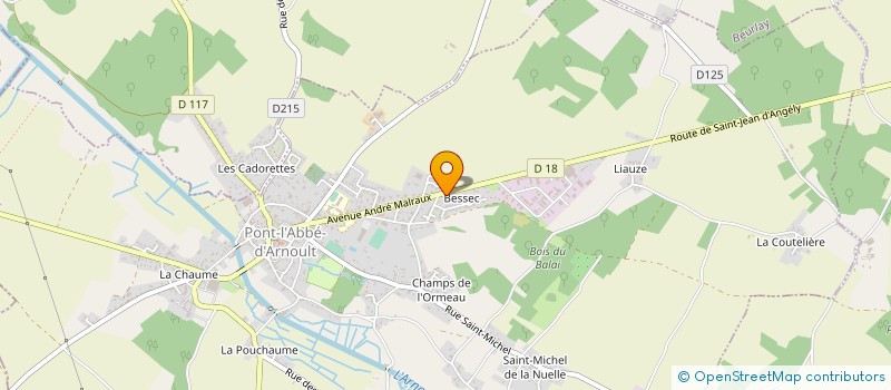 localisation de l'entreprise MONSIEUR LUDOVIC YOU  PONT-L'ABBE-D'ARNOULT