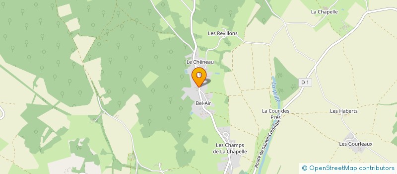 localisation de l'entreprise MONSIEUR LUDOVIC YVES GOURY  TREIGNY-PERREUSE-SAINTE-COLOMBE