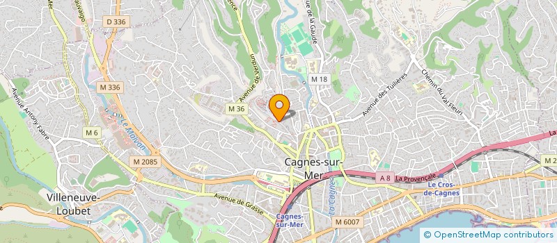 localisation de l'entreprise MONSIEUR LUDOVIC YVON PARFAIT à CAGNES-SUR-MER