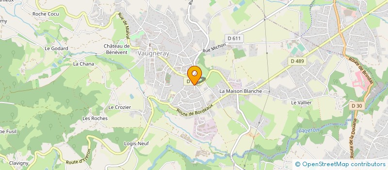 localisation de l'entreprise MONSIEUR LUDOVIC ZERROUG  VAUGNERAY