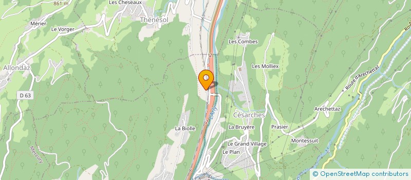 localisation de l'entreprise MONSIEUR LUDOVIC ZIAKIN  VENTHON