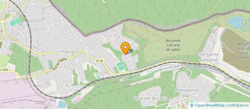 localisation de l'entreprise MONSIEUR LUDOVIC ZIBELLI  L'HOPITAL