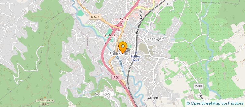 localisation de l'entreprise MONSIEUR LUDOVIK RICCARDI à SOLLIES-PONT