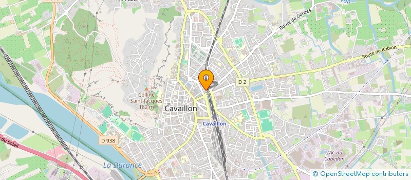 localisation de l'entreprise MONSIEUR LUDOVYC MAGRIT  CAVAILLON