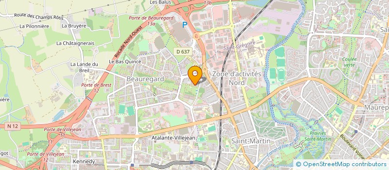 localisation de l'entreprise MONSIEUR LUDUIG CHOPIN  RENNES