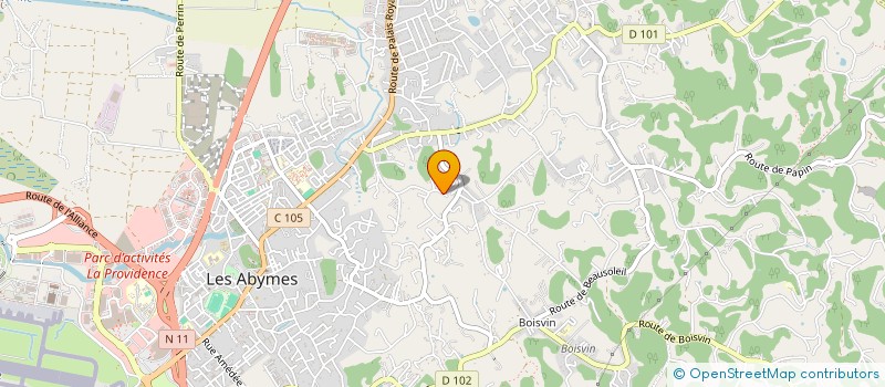 localisation de l'entreprise MONSIEUR LUDVIC LOUISOR  LES ABYMES