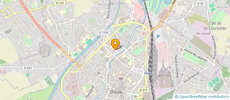 localisation de l'entreprise MONSIEUR LUDWEEN MATHE à DOUAI