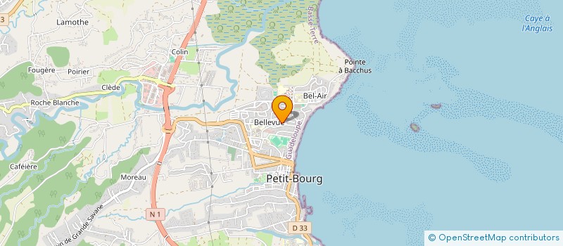 localisation de l'entreprise MONSIEUR LUDWICK DUPLESSIS à PETIT-BOURG
