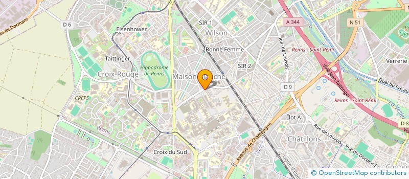 localisation de l'entreprise MONSIEUR LUDWICK LAUREAT  REIMS