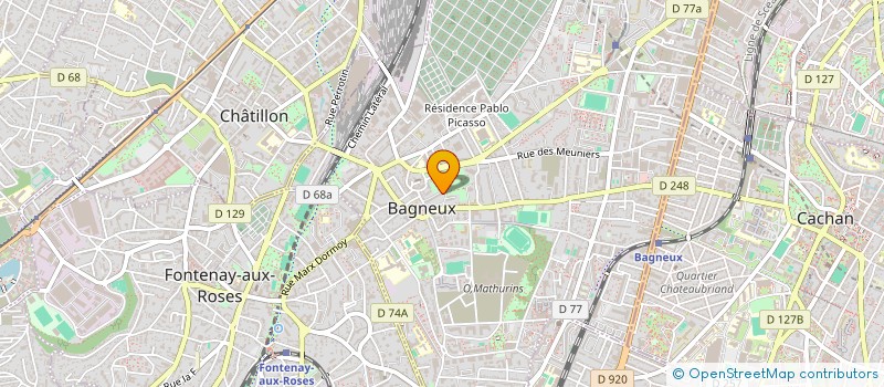 localisation de l'entreprise MONSIEUR LUDWIG ADELSON à BAGNEUX