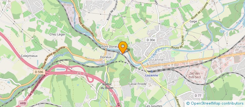 localisation de l'entreprise MONSIEUR LUDWIG-ALEXANDER POMMIER  LOZANNE