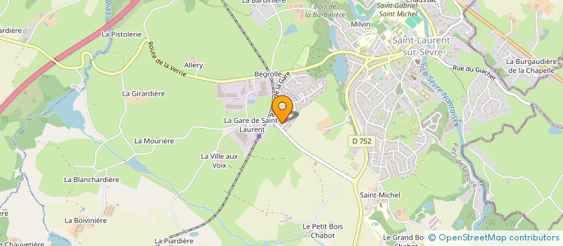 localisation de l'entreprise MONSIEUR LUDWIG ALIZON  SAINT-LAURENT-SUR-SEVRE