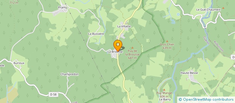localisation de l'entreprise MONSIEUR LUDWIG BROSSE  SAINT-PIERRE-BELLEVUE