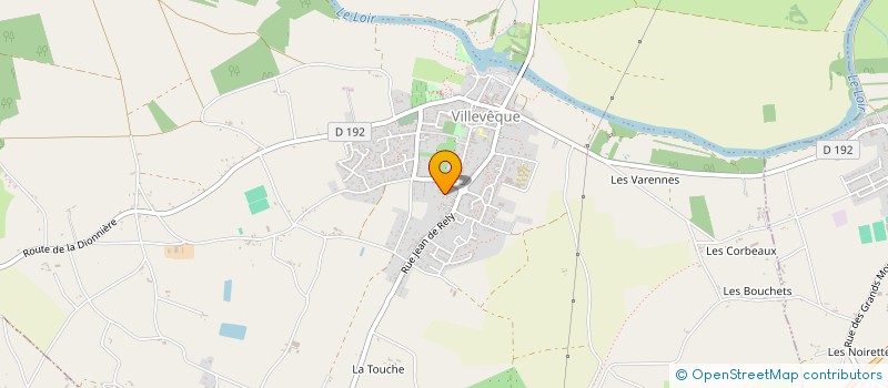 localisation de l'entreprise MONSIEUR LUDWIG CESBRON  RIVES-DU-LOIR-EN-ANJOU