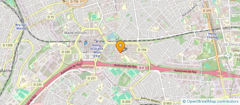 localisation de l'entreprise MONSIEUR LUDWIG CLOSSE  NOISY-LE-GRAND