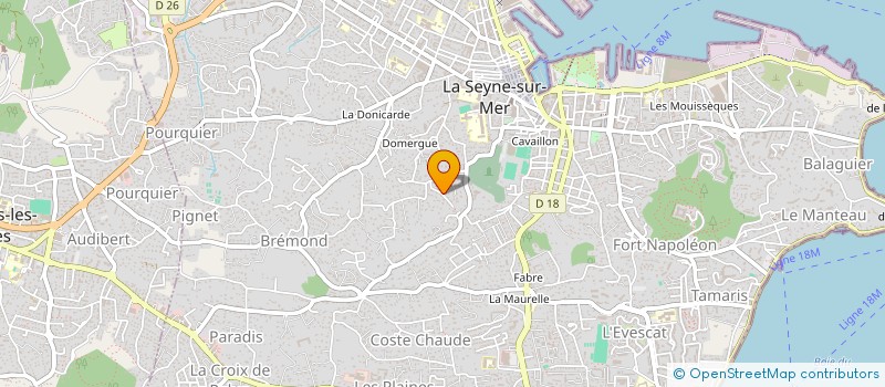 localisation de l'entreprise MONSIEUR LUDWIG FAIVRE à LA SEYNE-SUR-MER