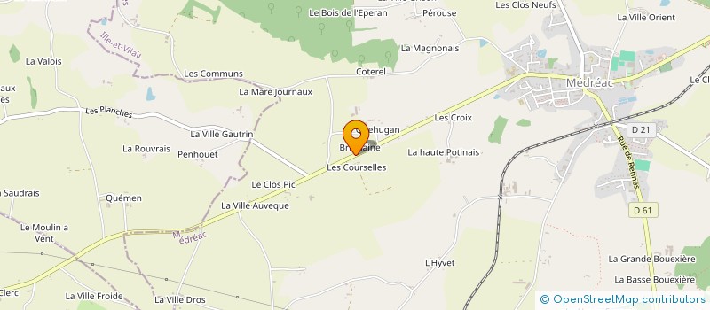 localisation de l'entreprise MONSIEUR LUDWIG FOINEL  MEDREAC