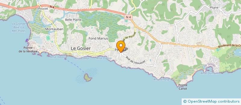 localisation de l'entreprise MONSIEUR LUDWIG FRANCOIS à LE GOSIER
