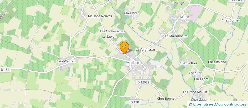 localisation de l'entreprise MONSIEUR LUDWIG GUYNOUARD  AUTHON-EBEON