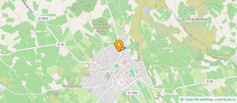 localisation de l'entreprise MONSIEUR LUDWIG HURGARGOWITSCH  CAUX