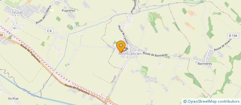 localisation de l'entreprise MONSIEUR LUDWIG JOLY  MONTCABRIER