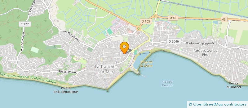 localisation de l'entreprise MONSIEUR LUDWIG LEMOINE  LA TRANCHE-SUR-MER