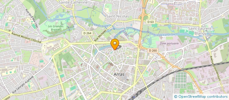 localisation de l'entreprise MONSIEUR LUDWIG LEPLAN à ARRAS