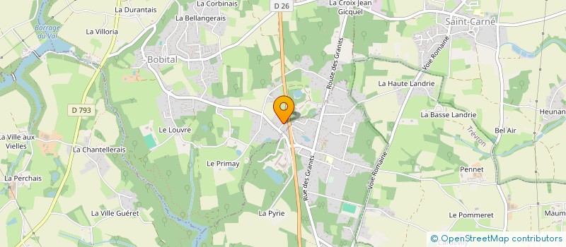 localisation de l'entreprise MONSIEUR LUDWIG LEVAVASSEUR  BOBITAL