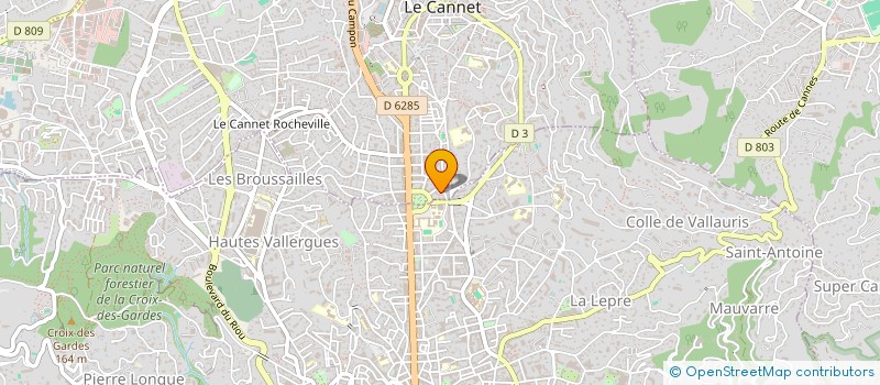 localisation de l'entreprise MONSIEUR LUDWIG MAURIN à LE CANNET
