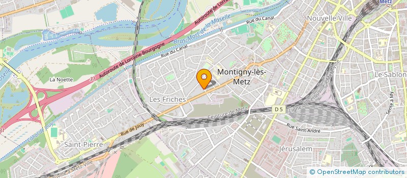 localisation de l'entreprise MONSIEUR LUDWIG PAKLOS à MONTIGNY-LES-METZ
