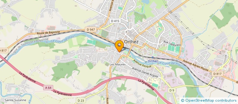 localisation de l'entreprise MONSIEUR LUDWIG TOUSCH  ORTHEZ