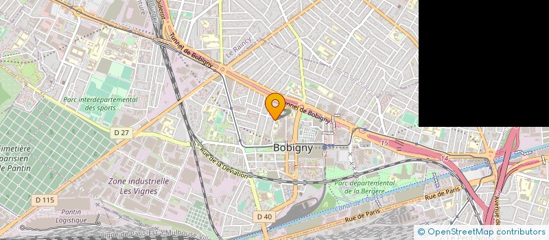 localisation de l'entreprise MONSIEUR LUDWINN JARVIS  BOBIGNY