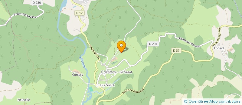 localisation de l'entreprise MONSIEUR LUG GUENARD  CORANCY